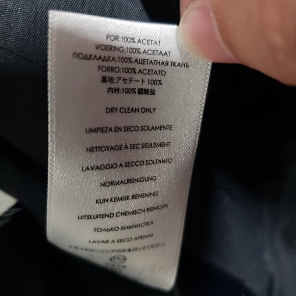 Michael Michael Kors Tweed Blazer Wool Blend Black Jacket Business Womens 12 - Picture 8 of 11